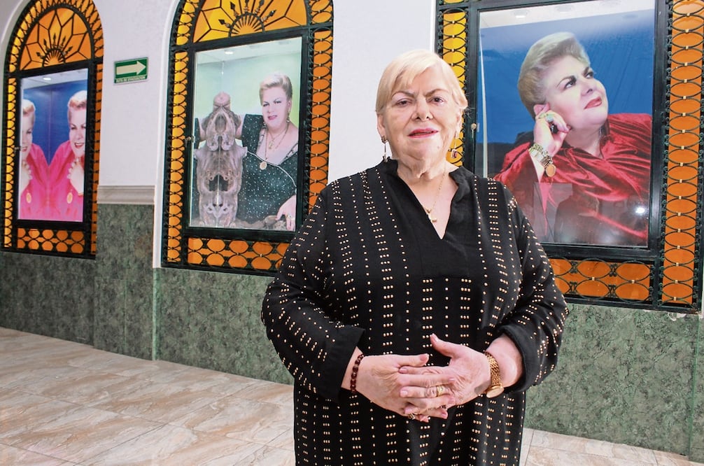 Paquita la del Barrio dentro de las instalaciones de Casa Paquita, su restaurante bar.
Foto: EL UNIVERSAL, archivo