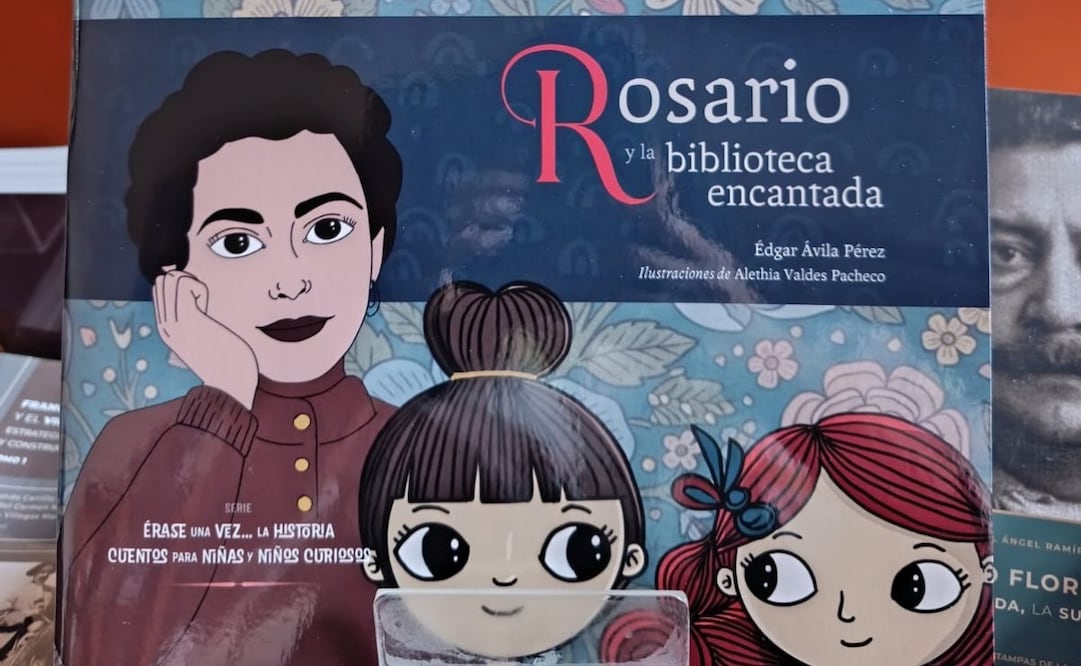 "Rosario y la biblioteca encantada" forma parte de una serie de seis libros infantiles. Foto: Cortesía