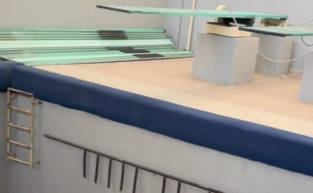 La clavadista denuncia las malas condiciones del gimnasio (05/02/2026). Foto: Especial