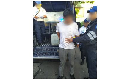 Jugadores de futbol americano atrapan a presunto ladrón en Metro Lindavista