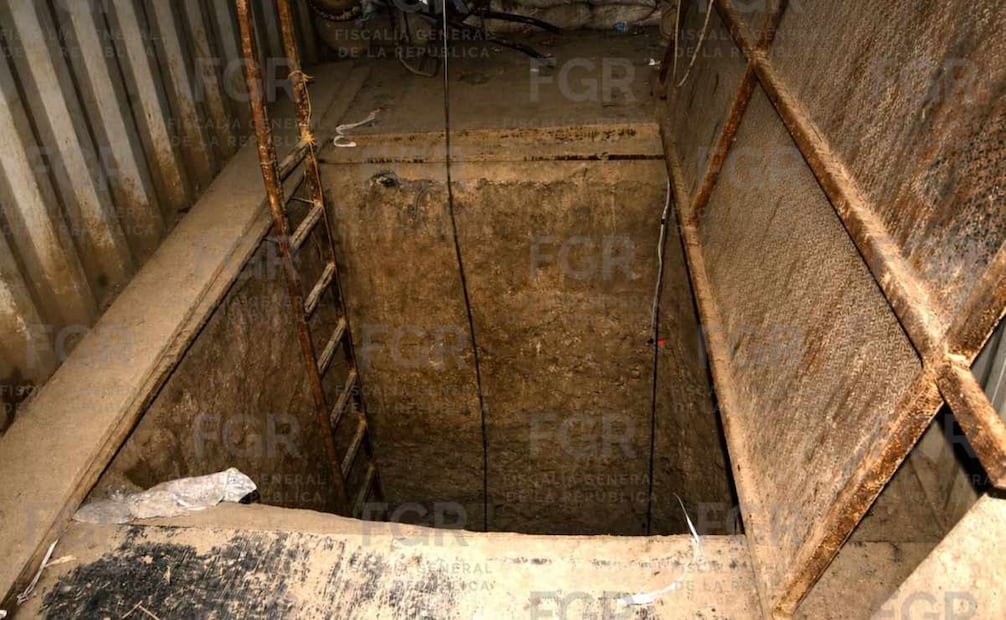 Aseguran túnel con equipo de extracción en Nuevo León (11/05/2026). Foto: Especial