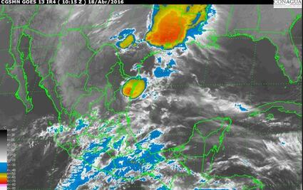 Prevén lluvias en Coahuila, Nuevo León y Tamaulipas