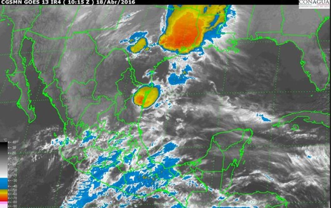 Prevén lluvias en Coahuila, Nuevo León y Tamaulipas
