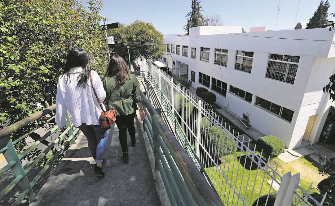 Estudiantes refieren que en el puente peatonal se esconden los asaltantes. Foto: Jorge Alcarado/EL UNIVERSAL.
