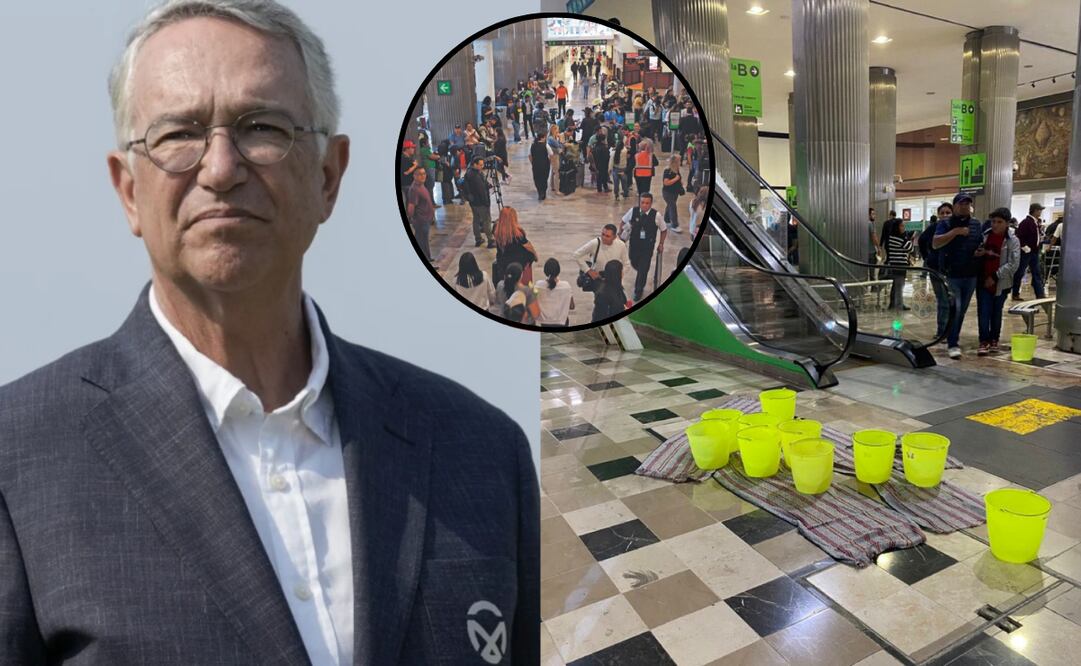 Salinas Pliego reacciona a situación de goteras en el AICM. Foto: AP / Archivo EL UNIVERSAL / 'X'