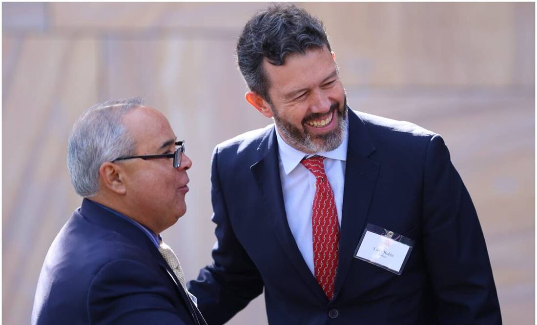Larry Rubin, presidente de American Society of Mexico, aseguró que el embajador de Estados Unidos en México designado por Donald Trump, Ronald Johnson, será “un gran aliado” de nuestro país. Foto: Fernanda Rojas/EL UNIVERSAL