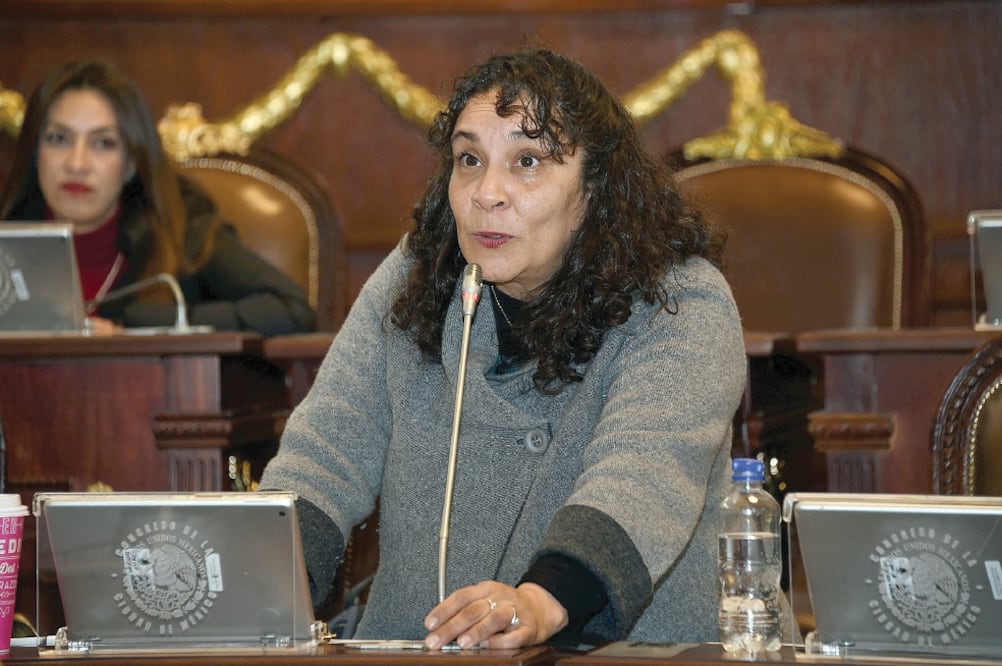 La diputada Valentina Batres fijó su postura en favor del proyecto del Paquete Económico 2019 enviado por la Jefa de Gobierno. Foto: ESPECIAL
