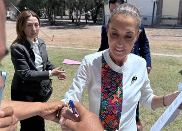 En Morelos, Sheinbaum invita a votar en la elección judicial; acusa que veda era “un zipper en la boca”