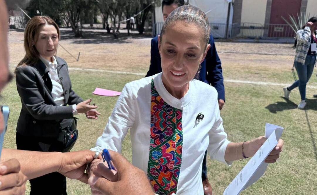 La presidenta Claudia Sheinbaum encabezó el 106 aniversario luctuoso de Emiliano Zapata en Ayala, Morelos. Foto: Justino Miranda/ EL UNIVERSAL