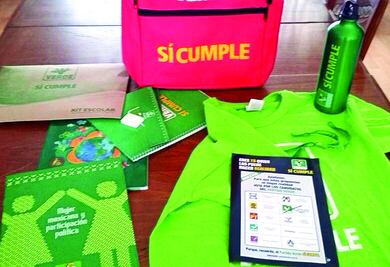 "Mejora" el Verde su kit escolar