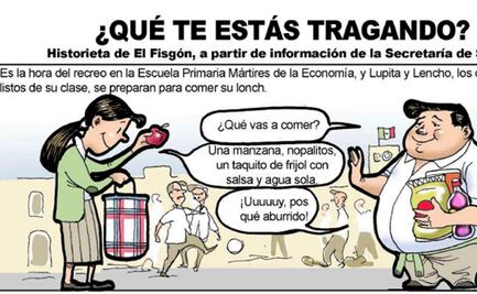 “¿Qué te estás tragando?”, la campaña informativa que anunció AMLO contra la obesidad