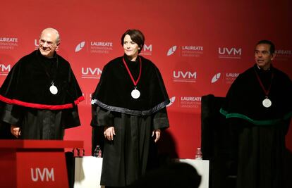 Reciben Gurría, Alondra de la Parra y Villaraigosa Honoris Causa