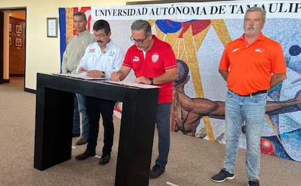 Universidad de Tamaulipas eleva 18% su matrícula deportiva; Club Correcaminos firma convenio de colaboración con Necaxa