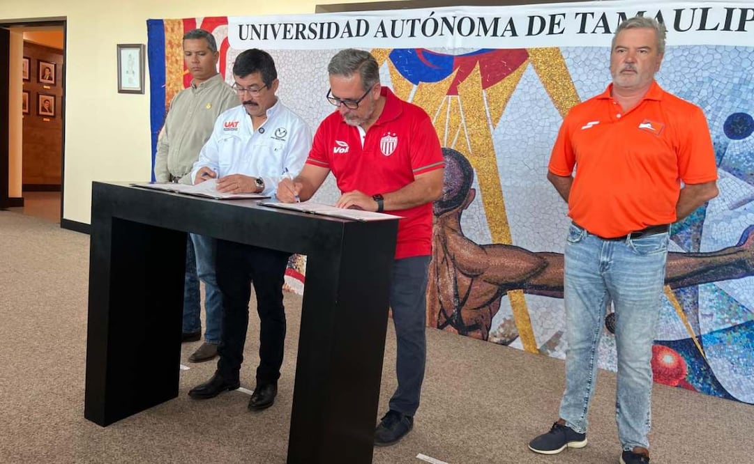 Universidad de Tamaulipas eleva 18% su matrícula deportiva; Club Correcaminos firma convenio de colaboración con Necaxa.
Foto: Roberto Aguilar/ EL UNIVERSAL