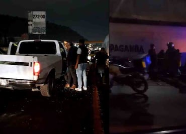 Conductor embiste a motociclistas peregrinos en la México- Puebla; reportan 2 muertos y 15 heridos
