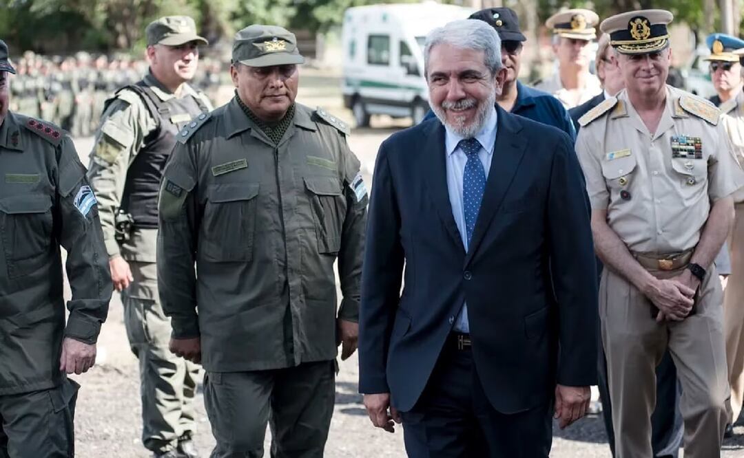 El ministro de Seguridad de la Nacion, Anibal Fernández, en Rosario. Foto: LA NACIÓN/GDA