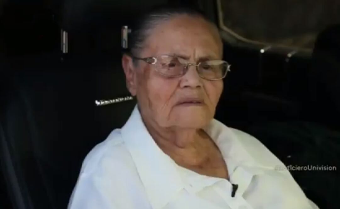 Consuelo Loera, madre de Joaquín "El Chapo" Guzmán. Foto: Captura de pantalla Univisión