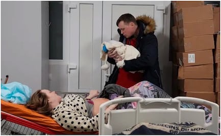 Marianna, la mujer embarazada rescatada del hospital de Mariupol, dio a luz