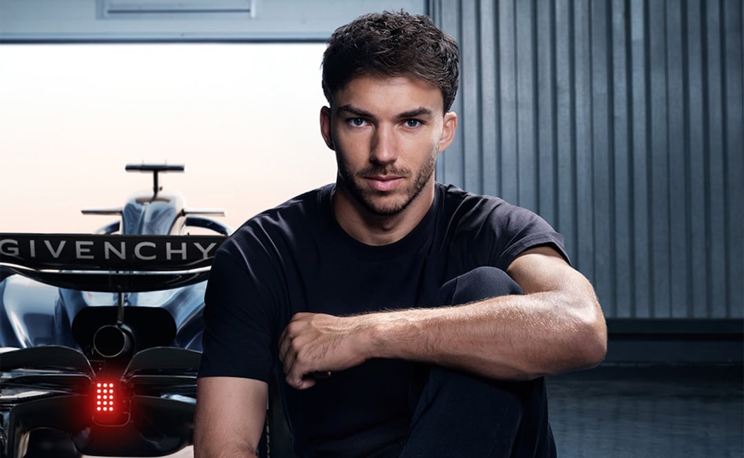 Pierre Gasly x Givenchy. Foto: Cortesía Givenchy