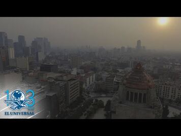 Así se vio la CDMX desde el aire