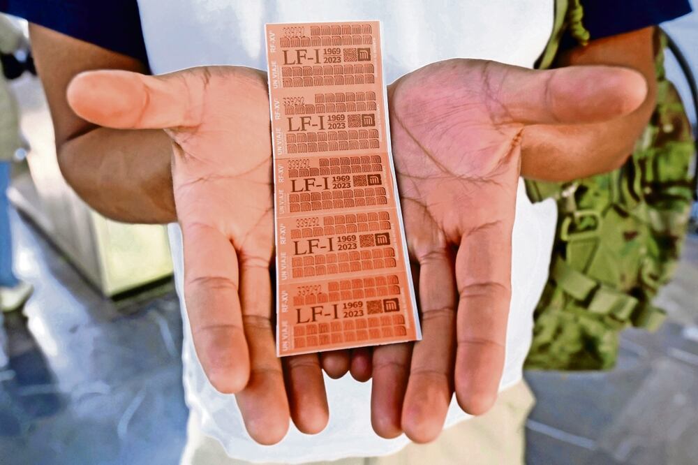 El boleto conmemorativo del adiós del Metro recuerda al diseño de los emitidos en 1969, año en que comenzó a operar. Foto: Archivo / EL UNIVERSAL