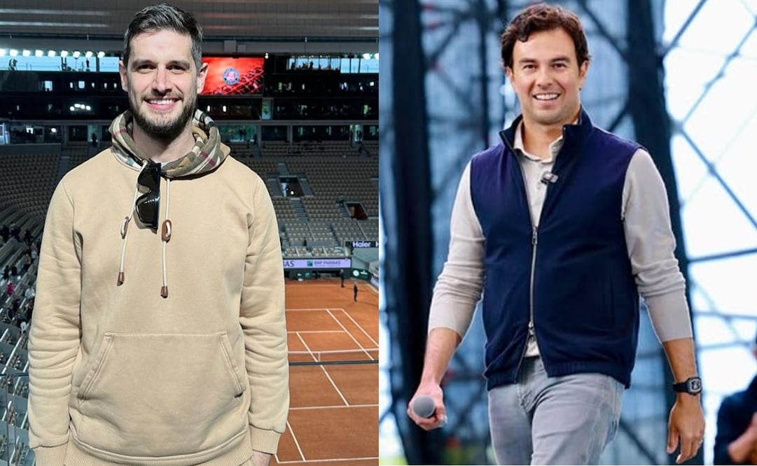 Checo Pérez y Adrián Marcelo. Foto: Instagram oficial.