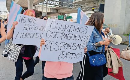 Protestan por agresión de agentes a una mujer trans en Naucalpan