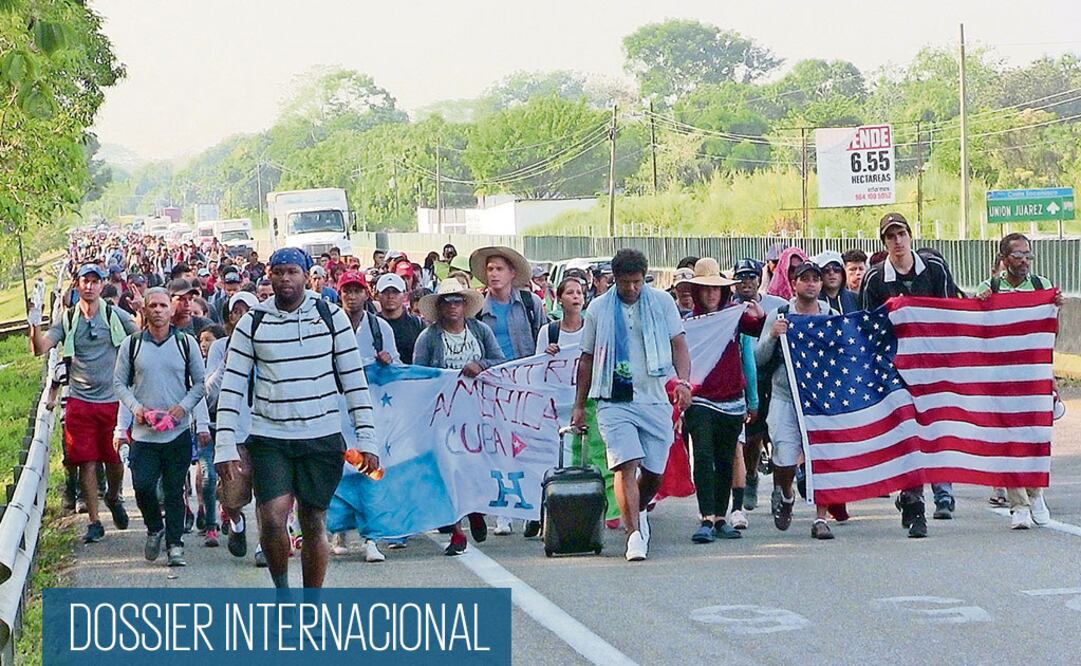 La oleada de cubanos está quedando atrapada en las fronteras de México con Estados Unidos y Guatemala tras moverse mezclados con otros migrantes irregulares. Foto: ARCHIVO EL UNIVERSAL