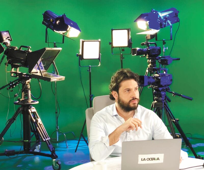 Juan Aguirre, CEO de Radio Centro y La Octava, dice que su modelo de negocio es eficiente, escalable y evita pagar concesión como tal. Foto: CORTESÍA