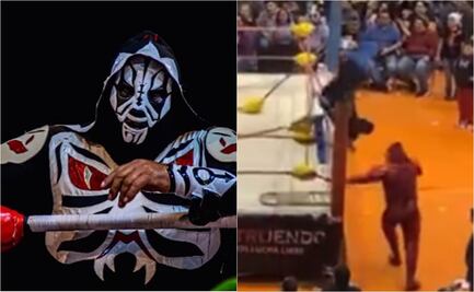 VIDEO: L.A. Park y su terrible caída en plena lucha en Tamaulipas