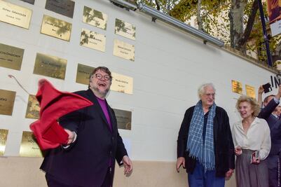 A Mexican at the Filmmakers Wall