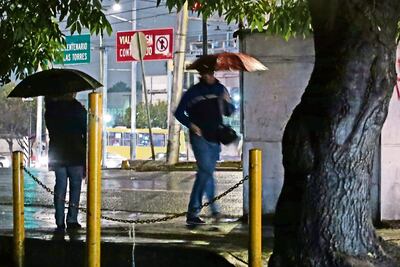 Se registra lluvia en 11 delegaciones de la CDMX