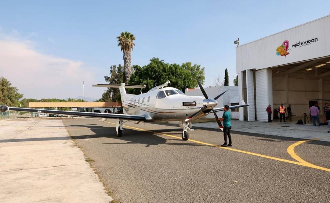 Se han realizado los primeros seis vuelos para "estimular las nubes" e incrementar las probabilidades de lluvia en territorio michoacano. Foto: especial