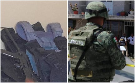 Aseguran armas y equipo táctico de uso exclusivo del ejército en Tlaxcala