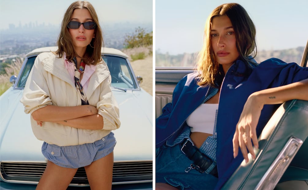 Hailey Bieber es su nueva embajadora. Foto: Mango