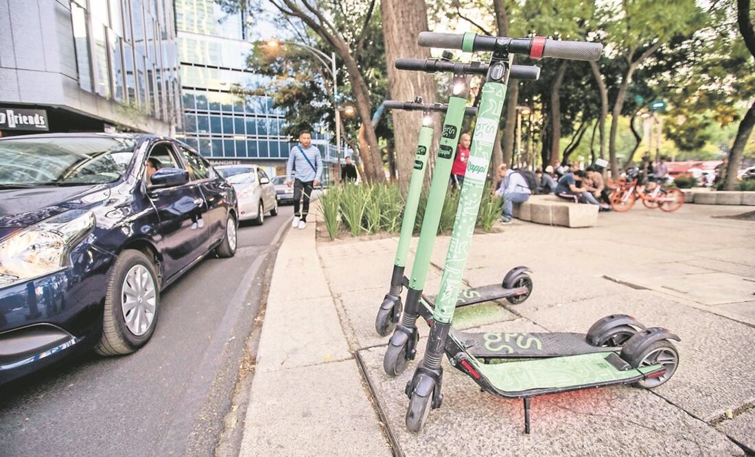 Scooters en CDMX. Foto: Archivo/EL UNIVERSAL