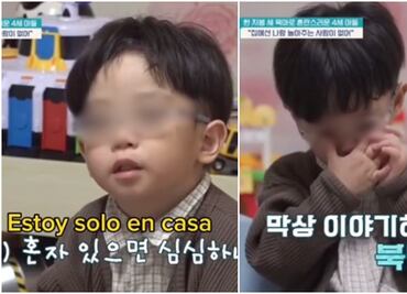 Niño coreano conmueve a usuarios de TikTok al sentirse abandonado por sus papás: VIDEO