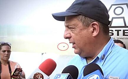 Video. Presidente de Costa Rica se come una avispa en vivo