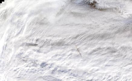 NASA revela imágenes de meteorito que explotó sobre mar de Bering