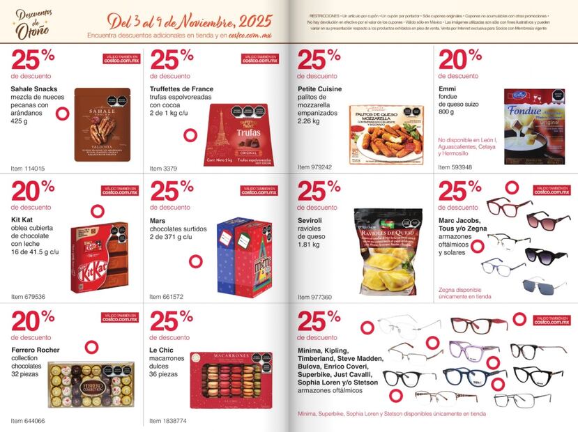 Descuentos de otoño en Costco: estas son las ofertas especiales del 3 al 9 de noviembre