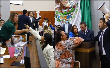 Diputados de Morena “revientan” sesión en el Congreso de Tamaulipas
