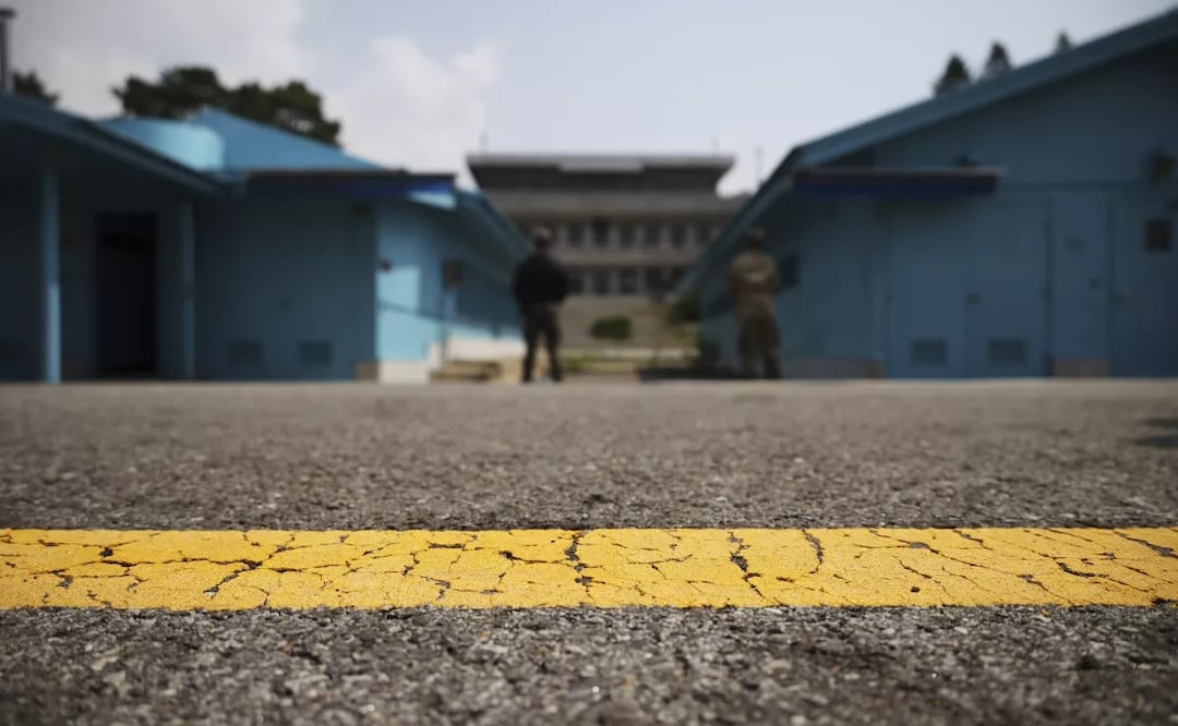 En esta imagen de archivo, vista de la localidad de Panmunjom, dentro de la zona desmilitarizada (DMZ) que separa las dos Coreas, en Corea del Sur, el 19 de julio de 2022. Foto: AP