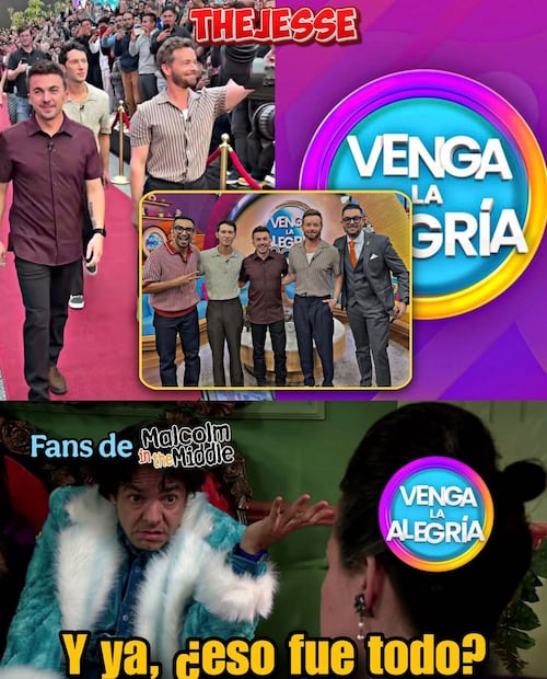 Así reaccionaron los fans de la serie a la visita de los actores. Foto: Redes Sociales