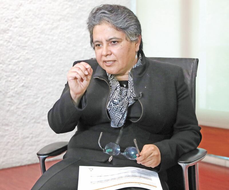 Raquel Buenrostro dice que han platicado varias veces con Interjet. ARCHIVO EL UNIVERSAL