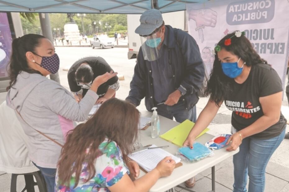 A 48 horas, a Morena le faltan 800 mil firmas para consultar juicio a expresidentes