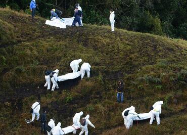 Video. Así quedó el lugar del accidente del avión del Chapecoense