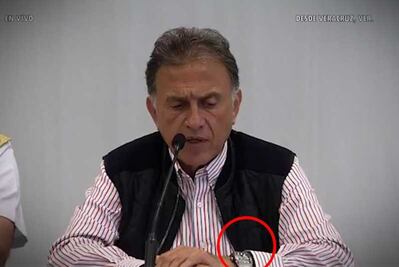 Esconde Yunes Linares reloj de más de 6 millones