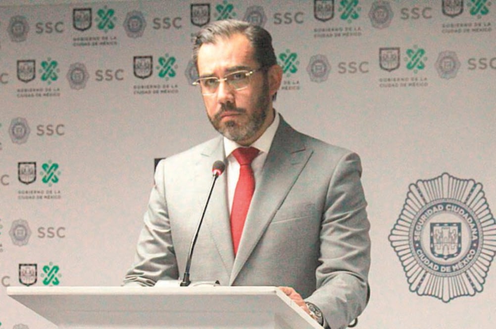 El jefe de la policía capitalina, Jesús Orta, rindió un informe de las acciones relevantes por parte de agentes de la Secretaría de Seguridad Ciudadana. / ESPECIAL