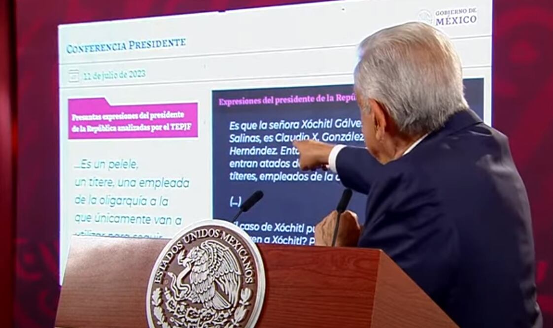 Por tergiversar sus declaraciones sobre Xóchitl Gálvez, el presidente Andrés Manuel López Obrador pidió a los magistrados electorales que renuncien y pidan una disculpa. Foto: especial