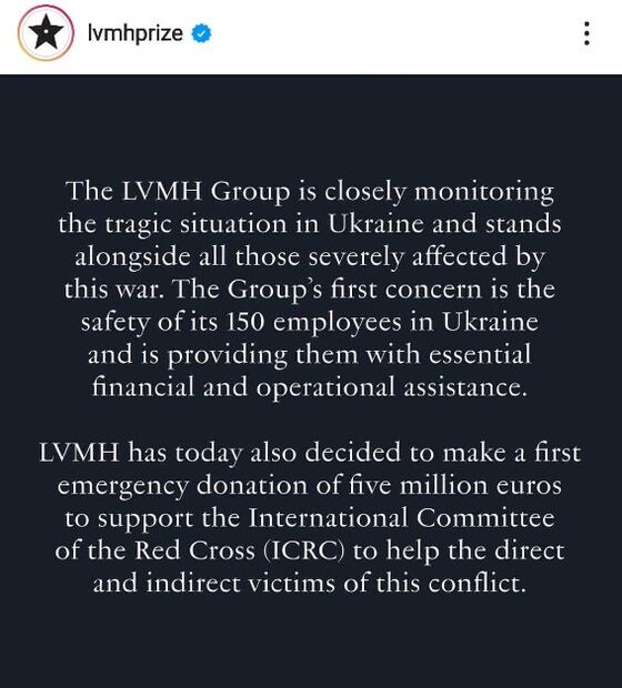 Las marcas de moda que han demostrado su apoyo a Ucrania